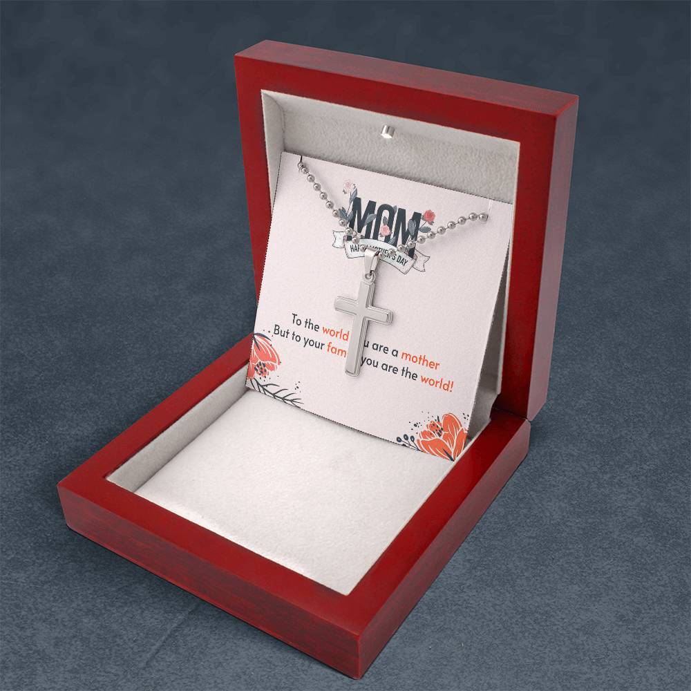 Mother's Day Necklace - Names - To Your Family You Are The World