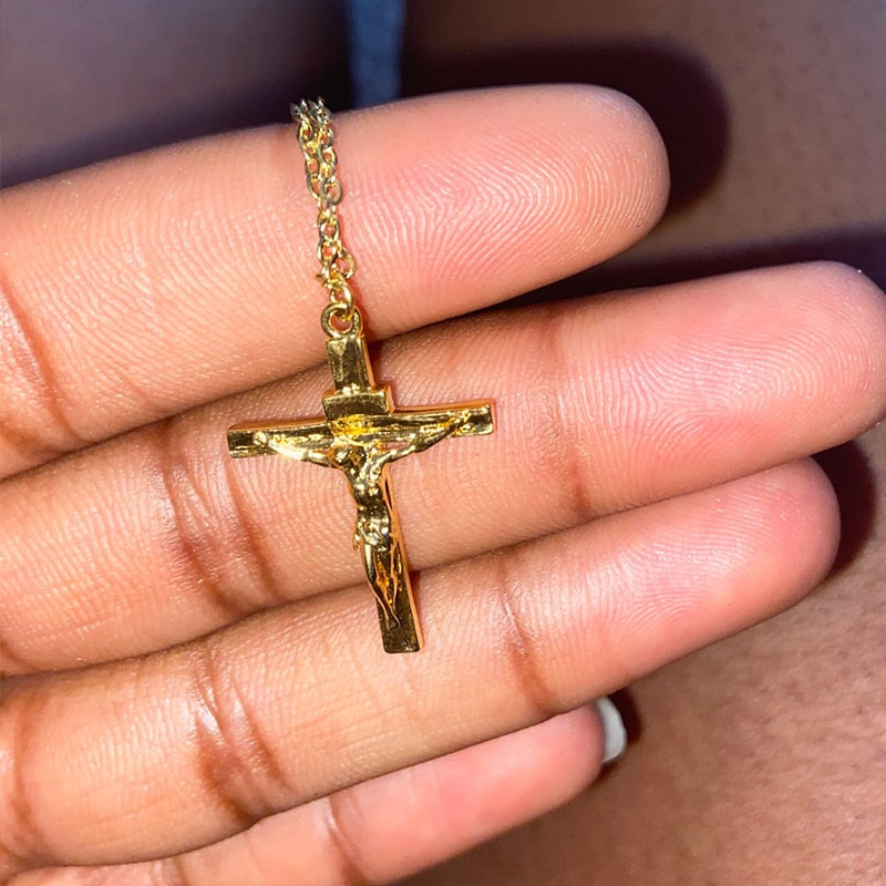 Christian Jesus Cross Necklace