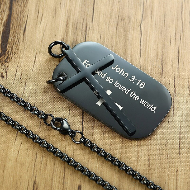 Cross Necklace I Christian Cross I Christian Jewelry for Women or Men