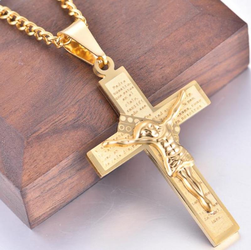 High Quality Metal Funeral Cremation Cross Pendant