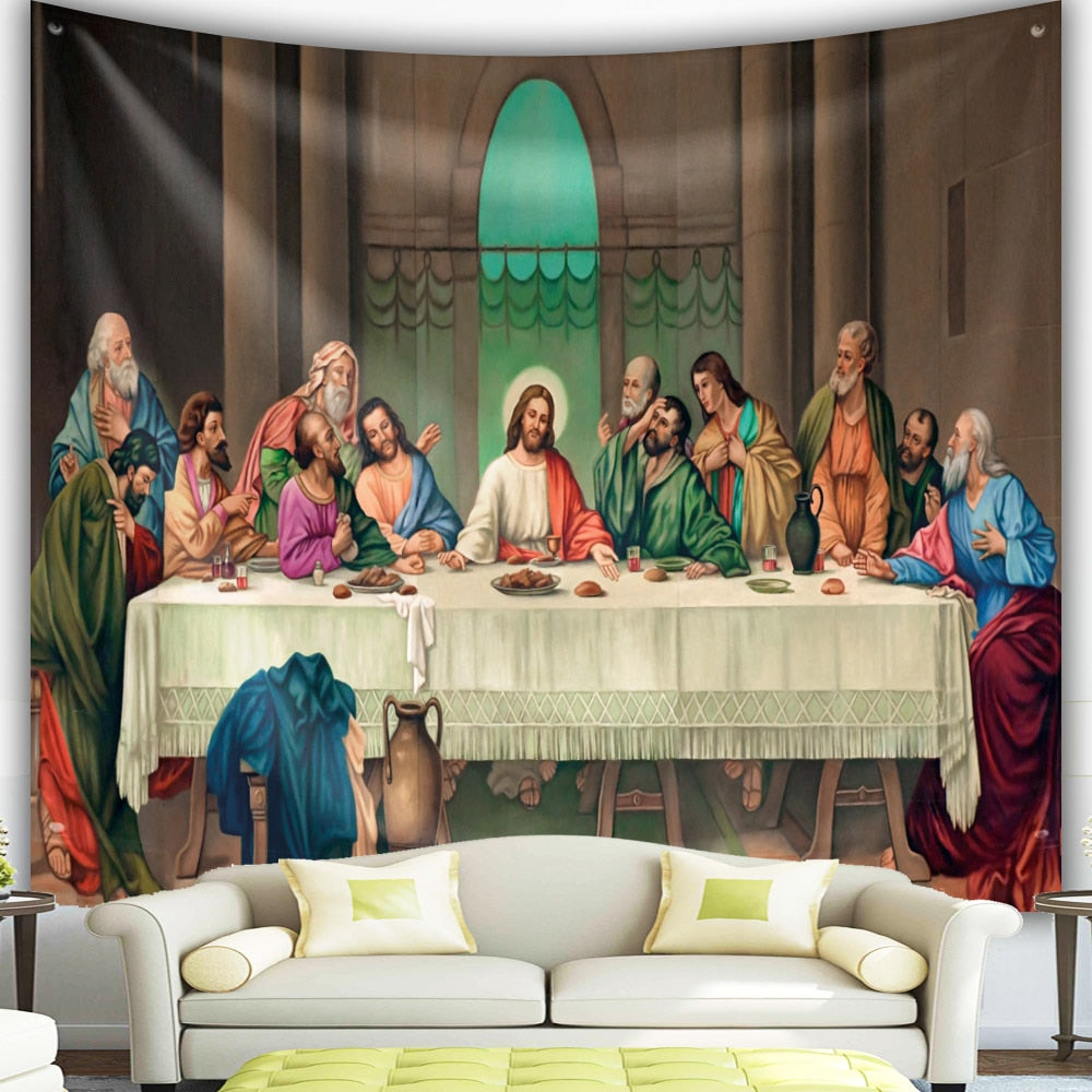 Last Supper Tapestry Wall Hanging Decor