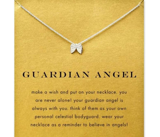 Guardian Angel Wings Necklace