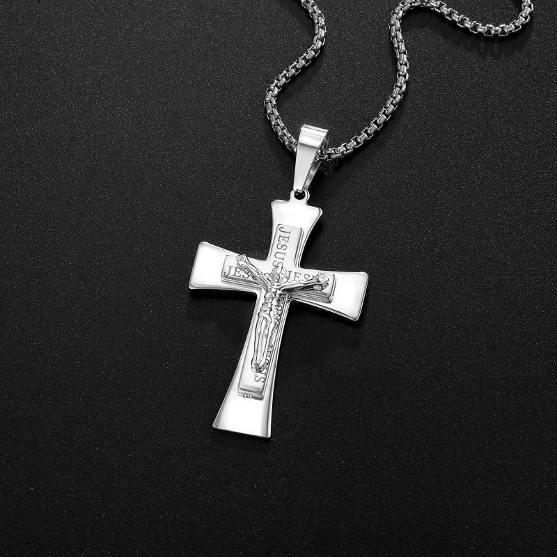 High Quality Metal Funeral Cremation Cross Pendant