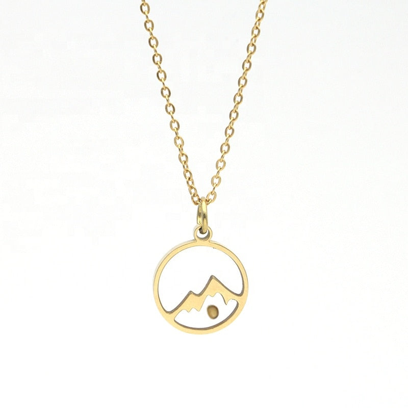 Faith can move mountains necklace