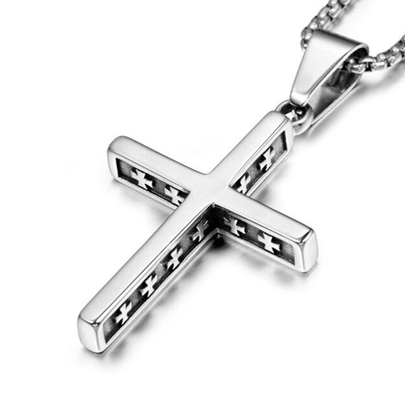 High Quality Metal Funeral Cremation Cross Pendant