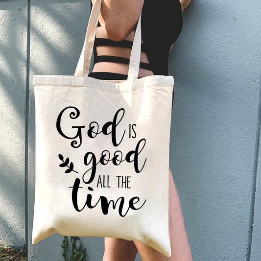 Faith Over Fear Christian Tote Bag