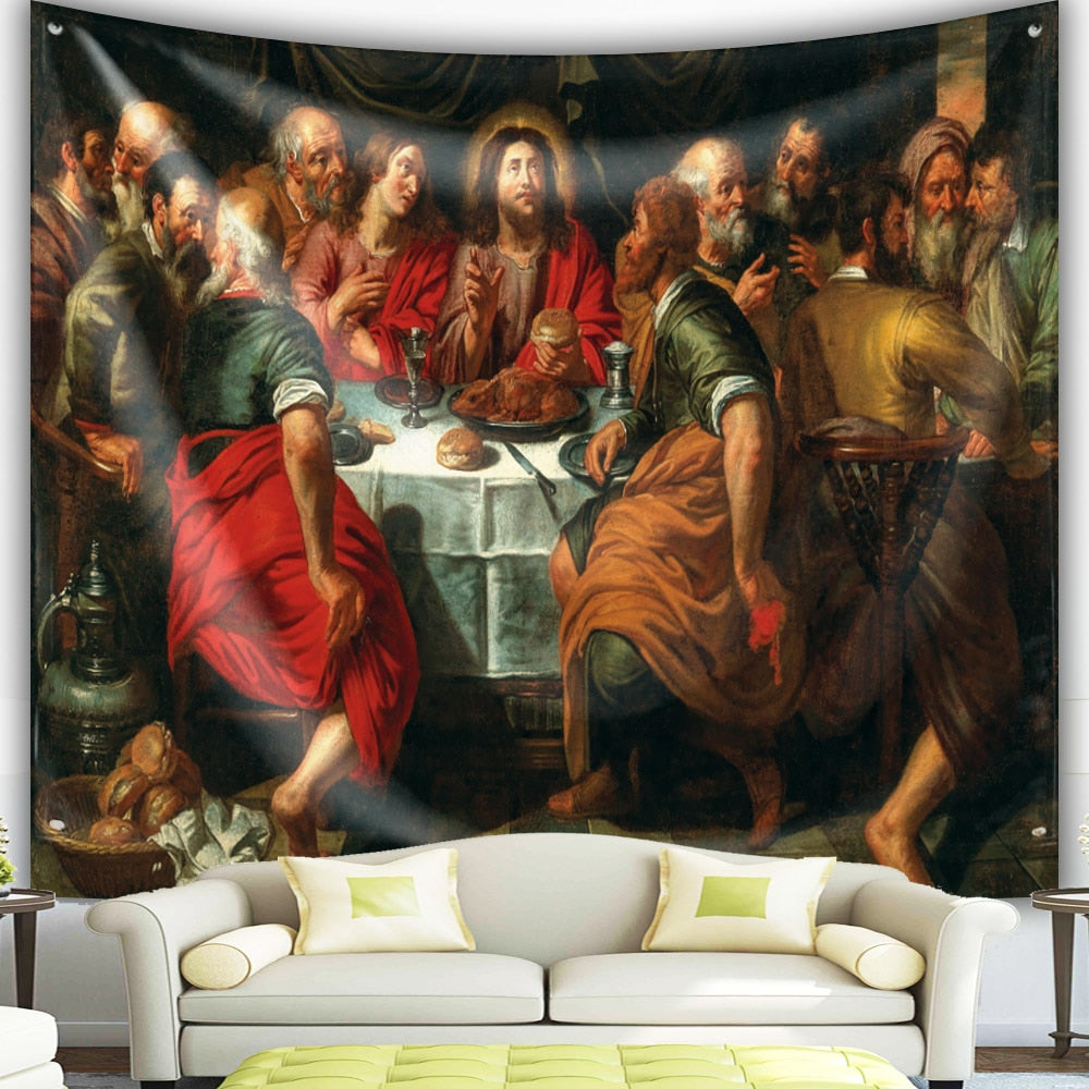 Last Supper Tapestry Wall Hanging Decor