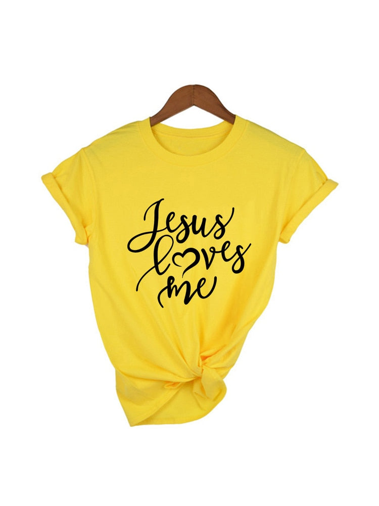 Christian t Shirts I Jesus Loves Me T-Shirt I Christian Clothing