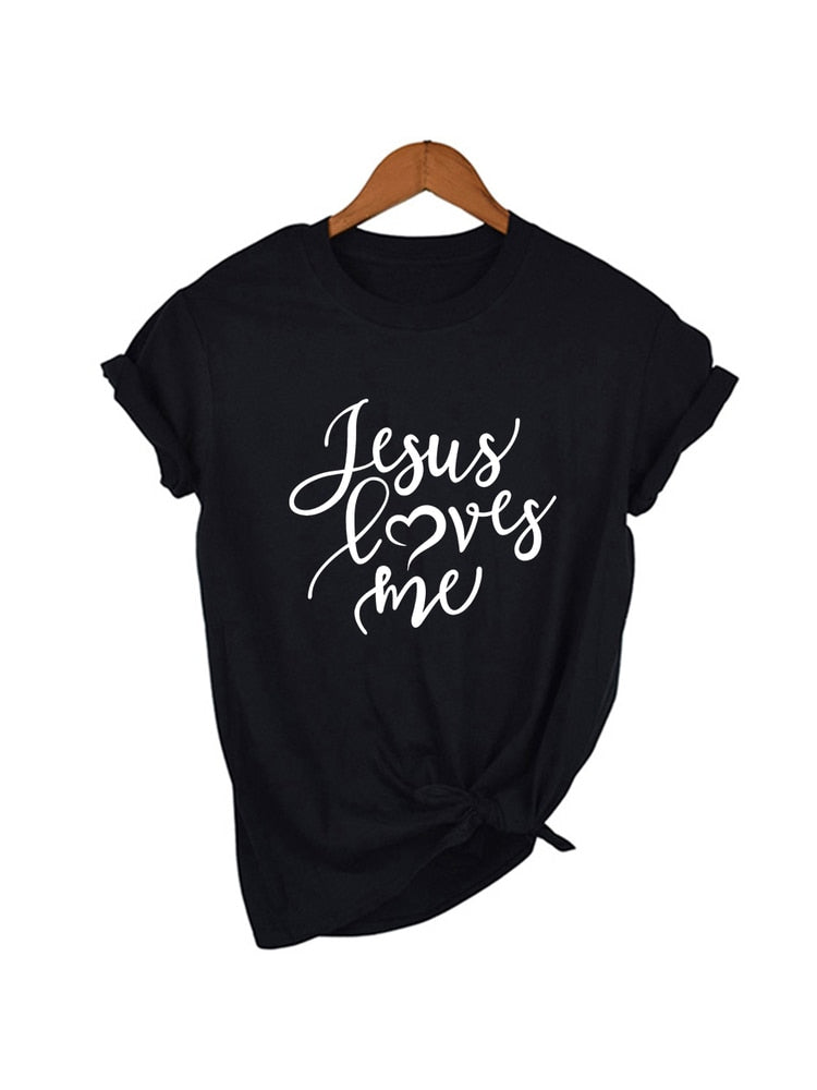 Christian t Shirts I Jesus Loves Me T-Shirt I Christian Clothing
