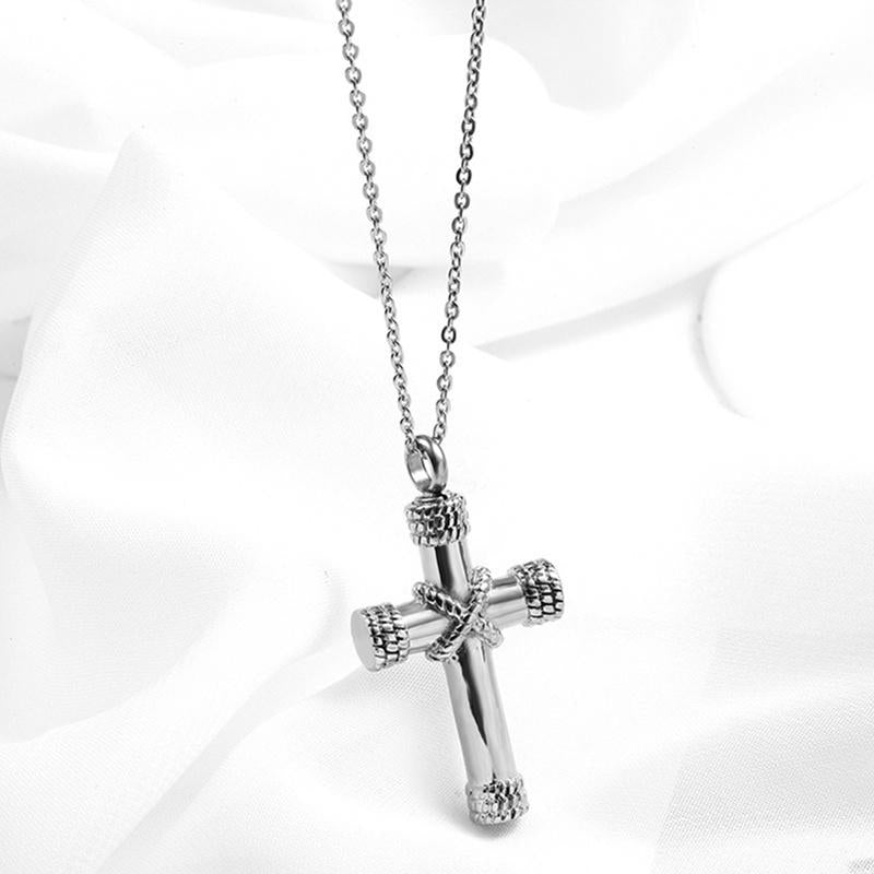 High Quality Metal Funeral Cremation Cross Pendant