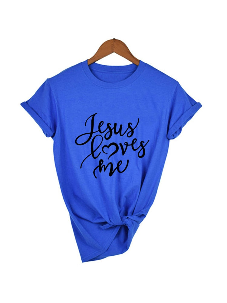 Christian t Shirts I Jesus Loves Me T-Shirt I Christian Clothing
