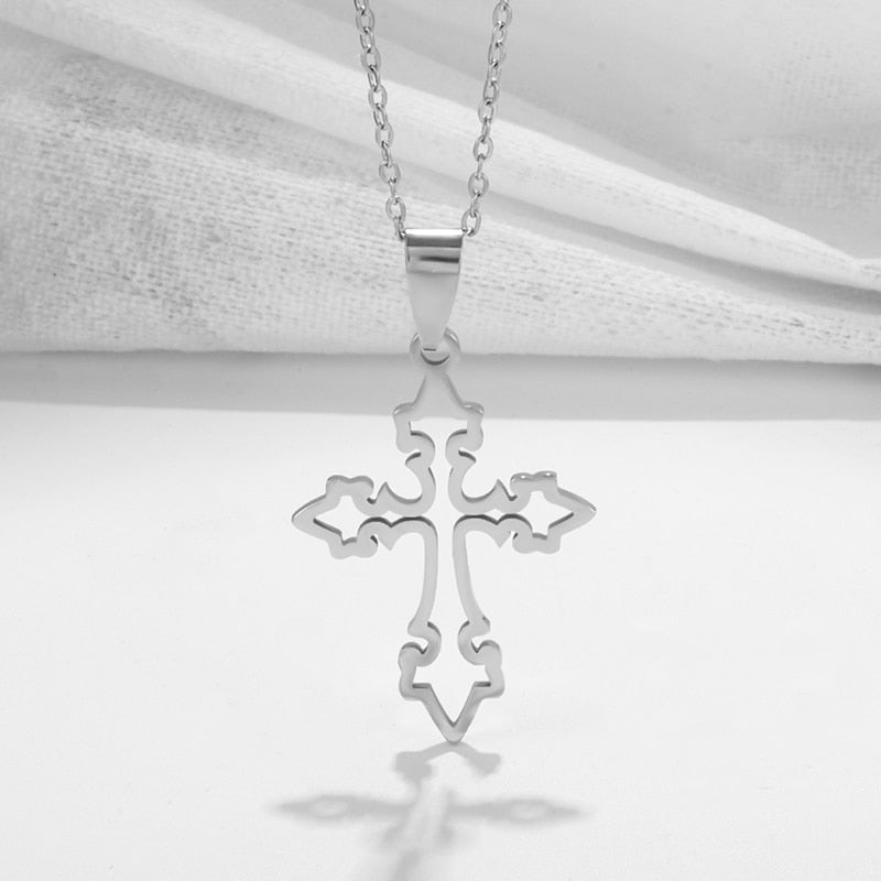 High Quality Metal Funeral Cremation Cross Pendant