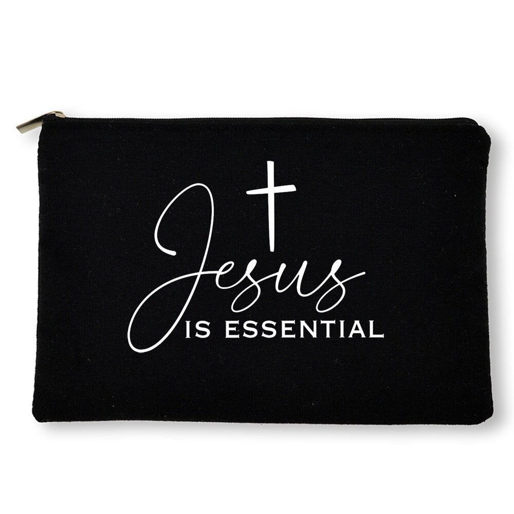 Jesus He Will Be There for You Make Up Bag