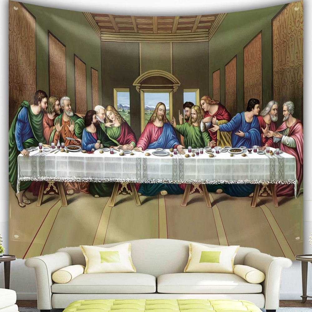 Last Supper Tapestry Wall Hanging Decor