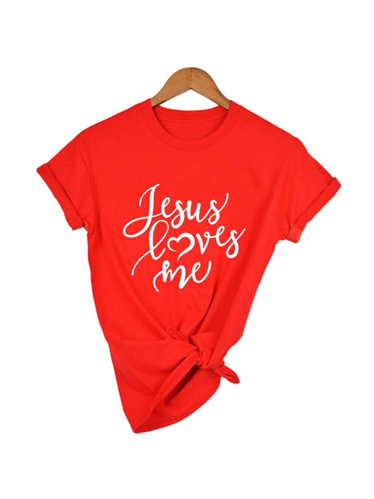 Christian t Shirts I Jesus Loves Me T-Shirt I Christian Clothing