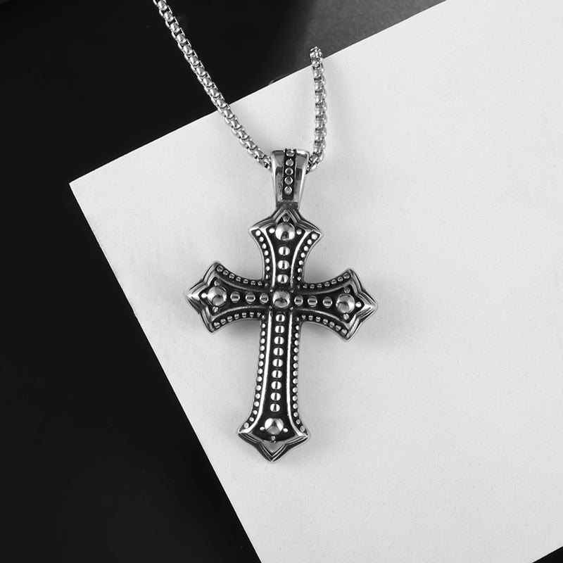 High Quality Metal Funeral Cremation Cross Pendant