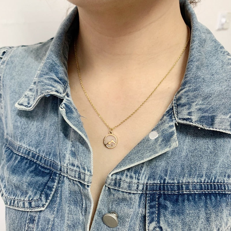 Faith can move mountains necklace