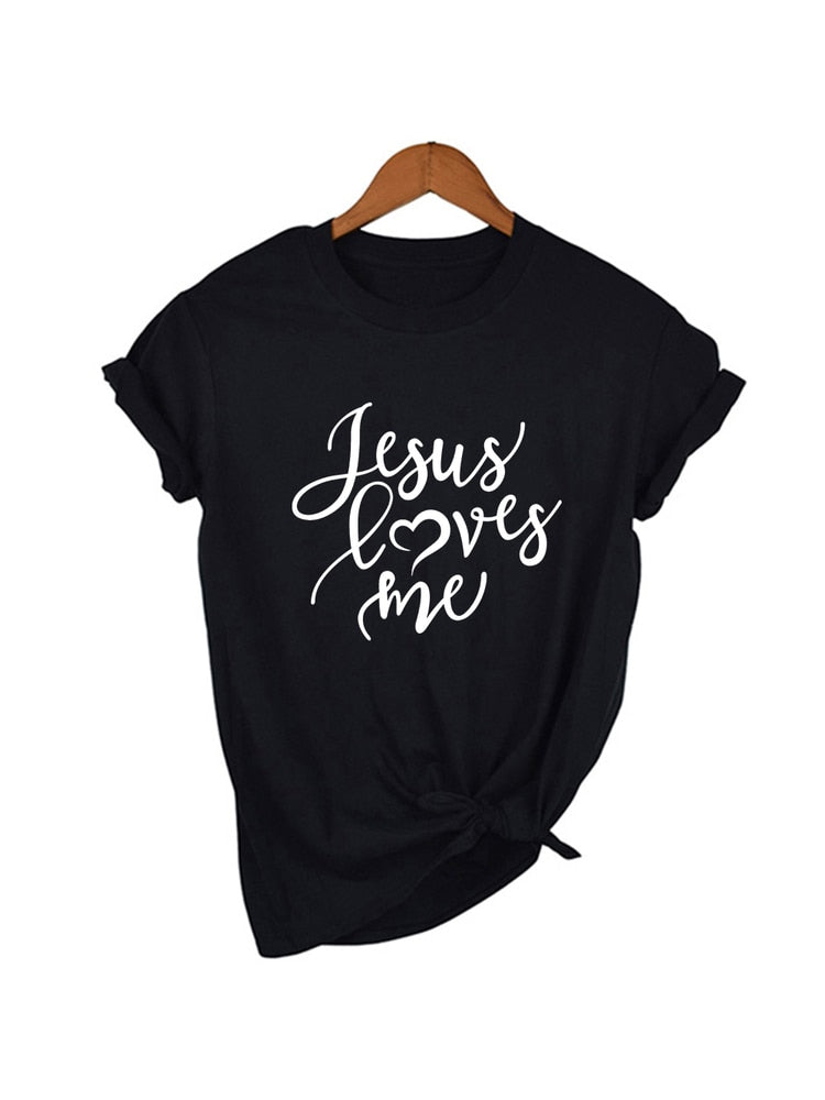 Christian t Shirts I Jesus Loves Me T-Shirt I Christian Clothing