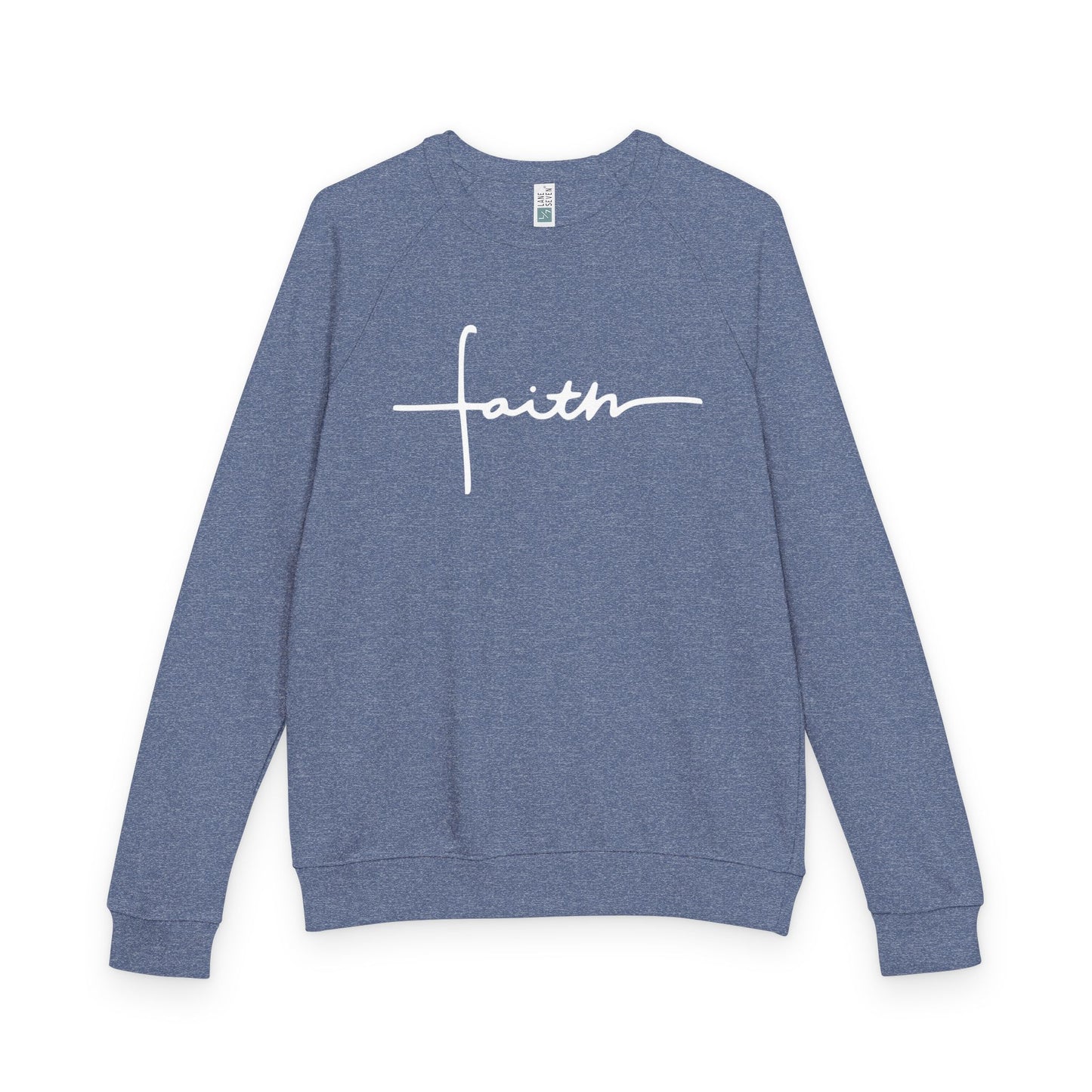 Faith Script Crewneck Sweatshirt | Christian Faith Sweatshirt for Women