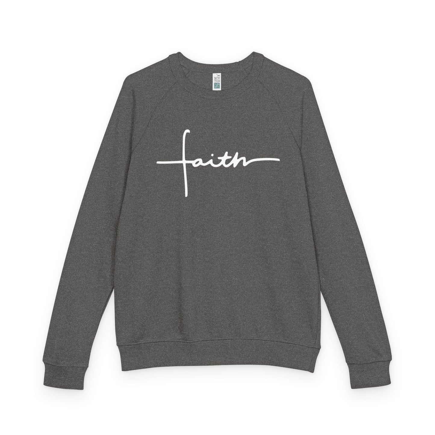 Faith Script Crewneck Sweatshirt | Christian Faith Sweatshirt for Women