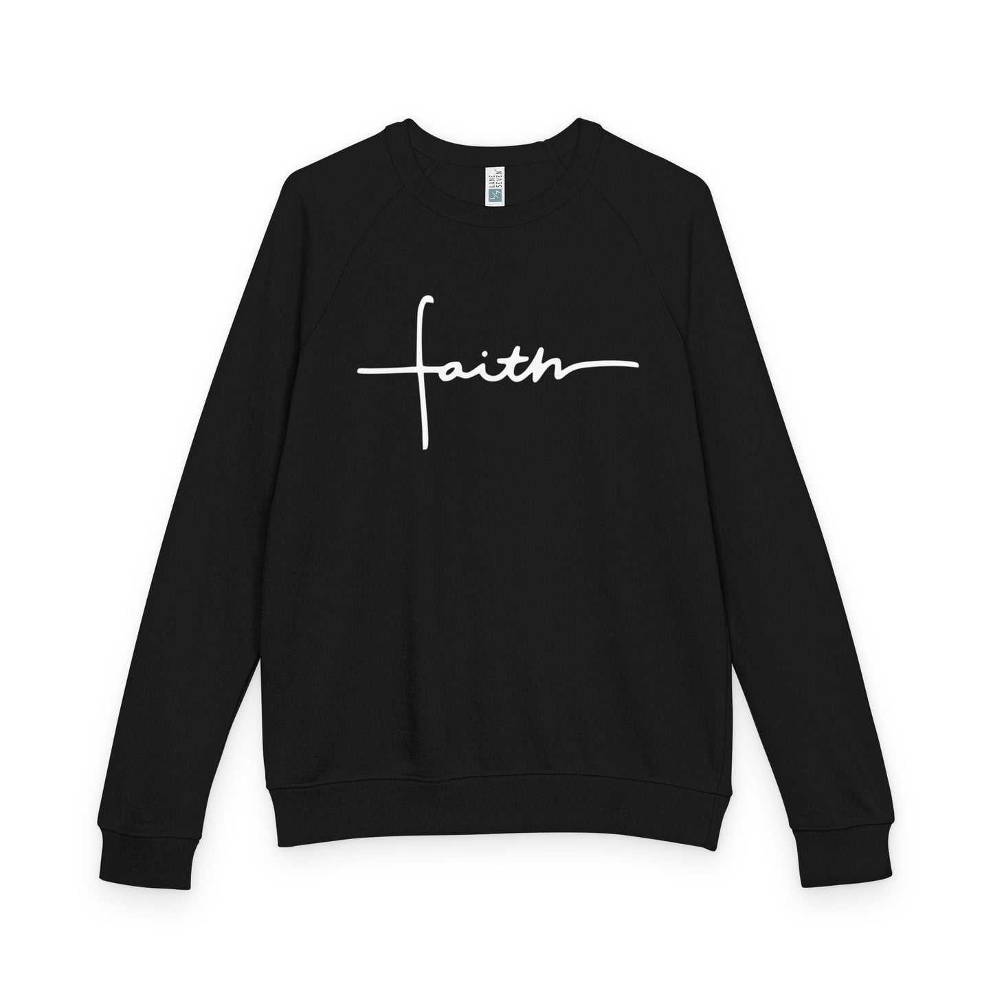 Faith Script Crewneck Sweatshirt | Christian Faith Sweatshirt for Women
