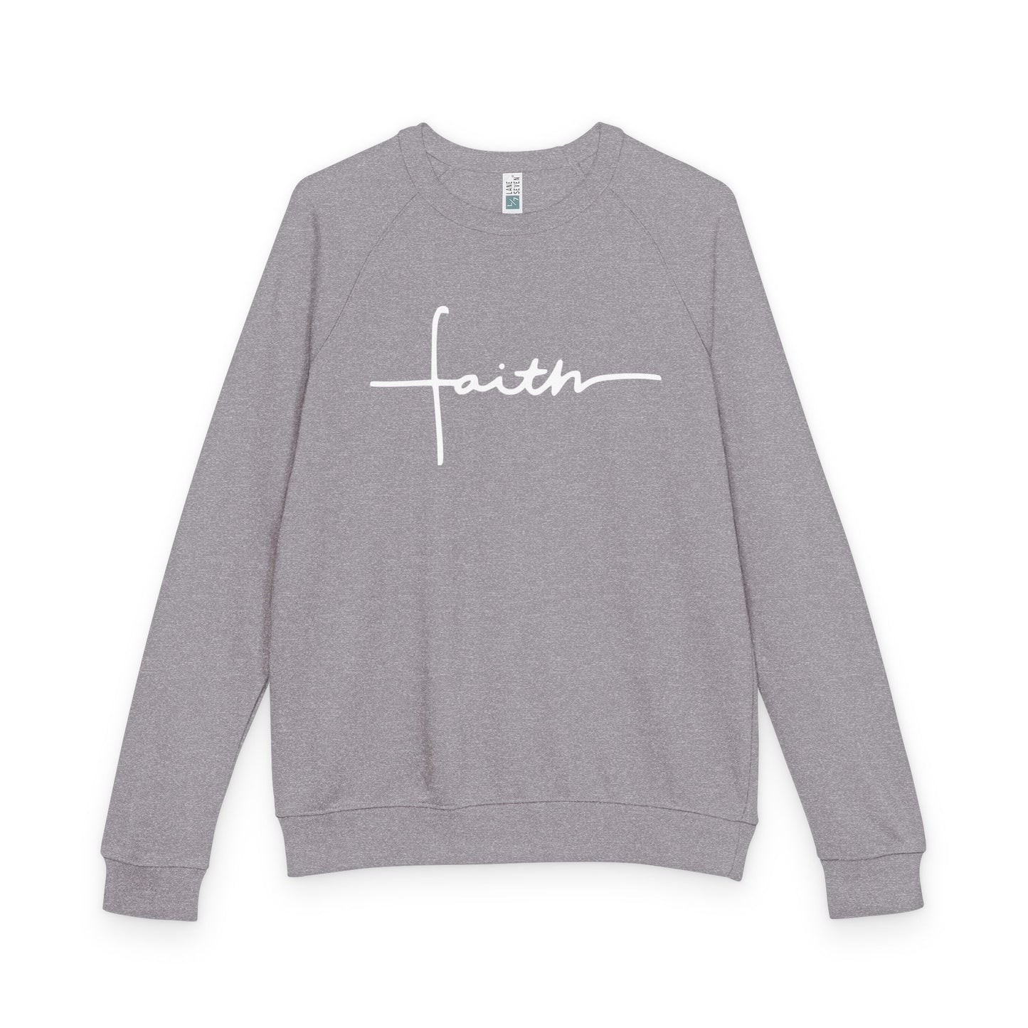 Faith Script Crewneck Sweatshirt | Christian Faith Sweatshirt for Women