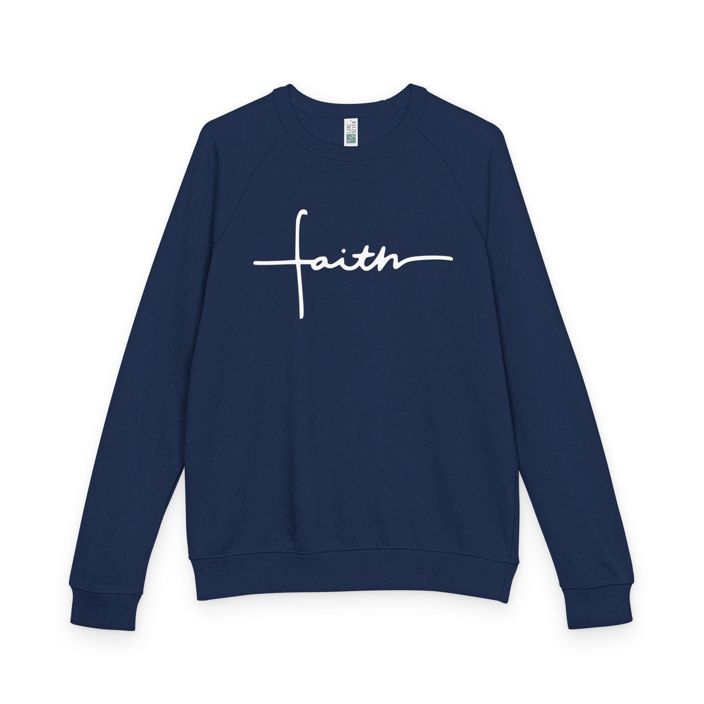 Faith Script Crewneck Sweatshirt | Christian Faith Sweatshirt for Women