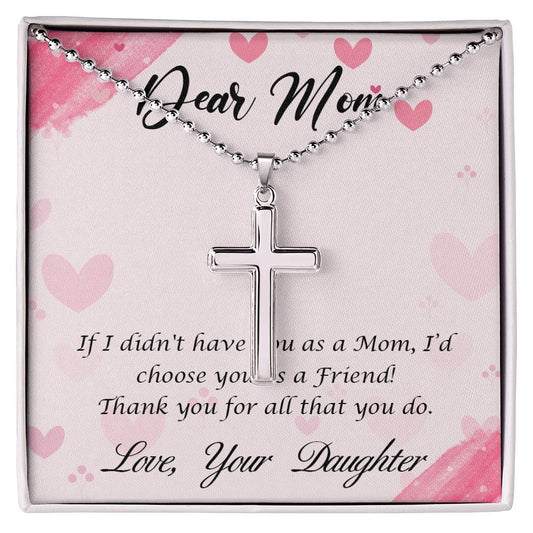 Mother's Day Necklace - Names - I'd Choose You as a Friend