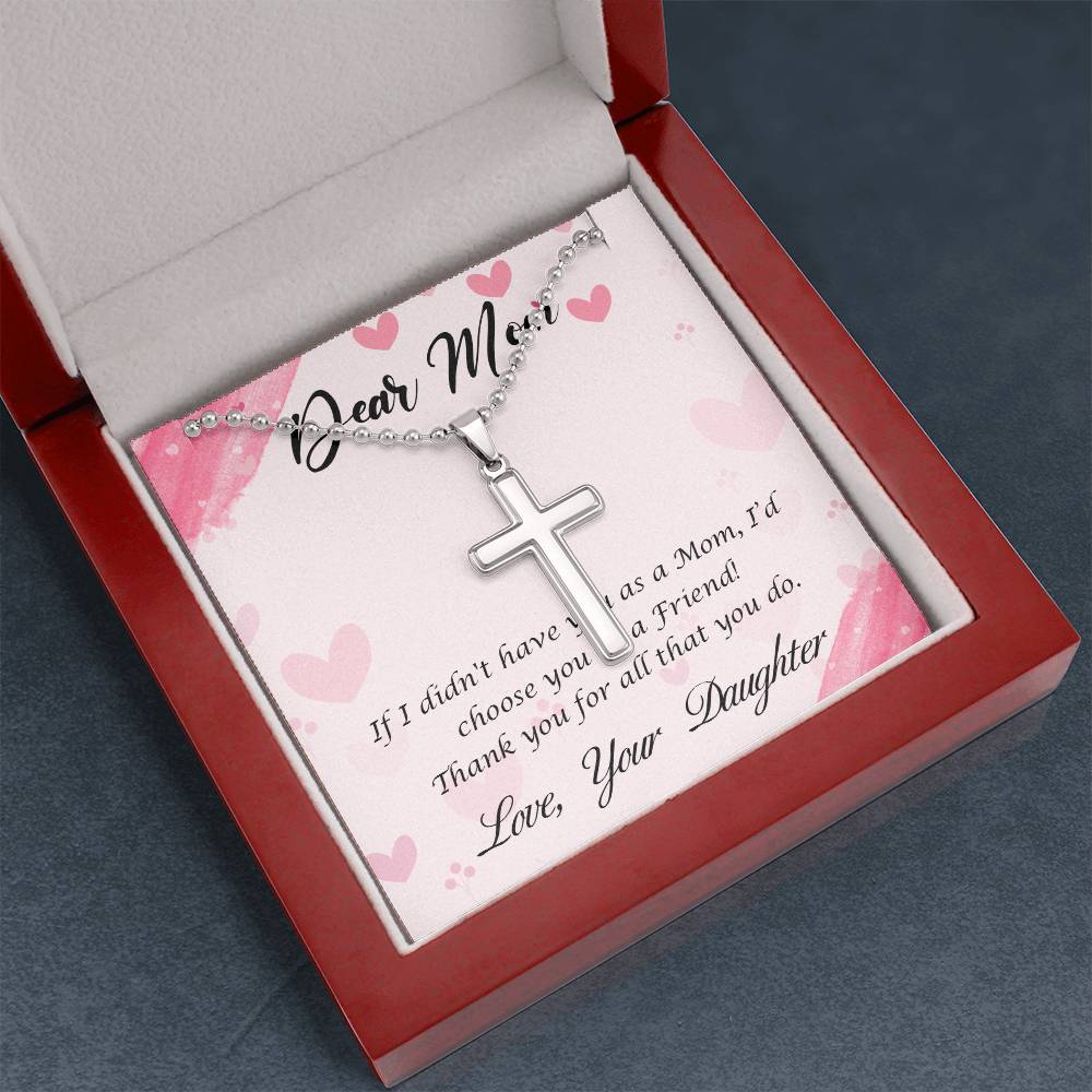 Mother's Day Necklace - Names - I'd Choose You as a Friend