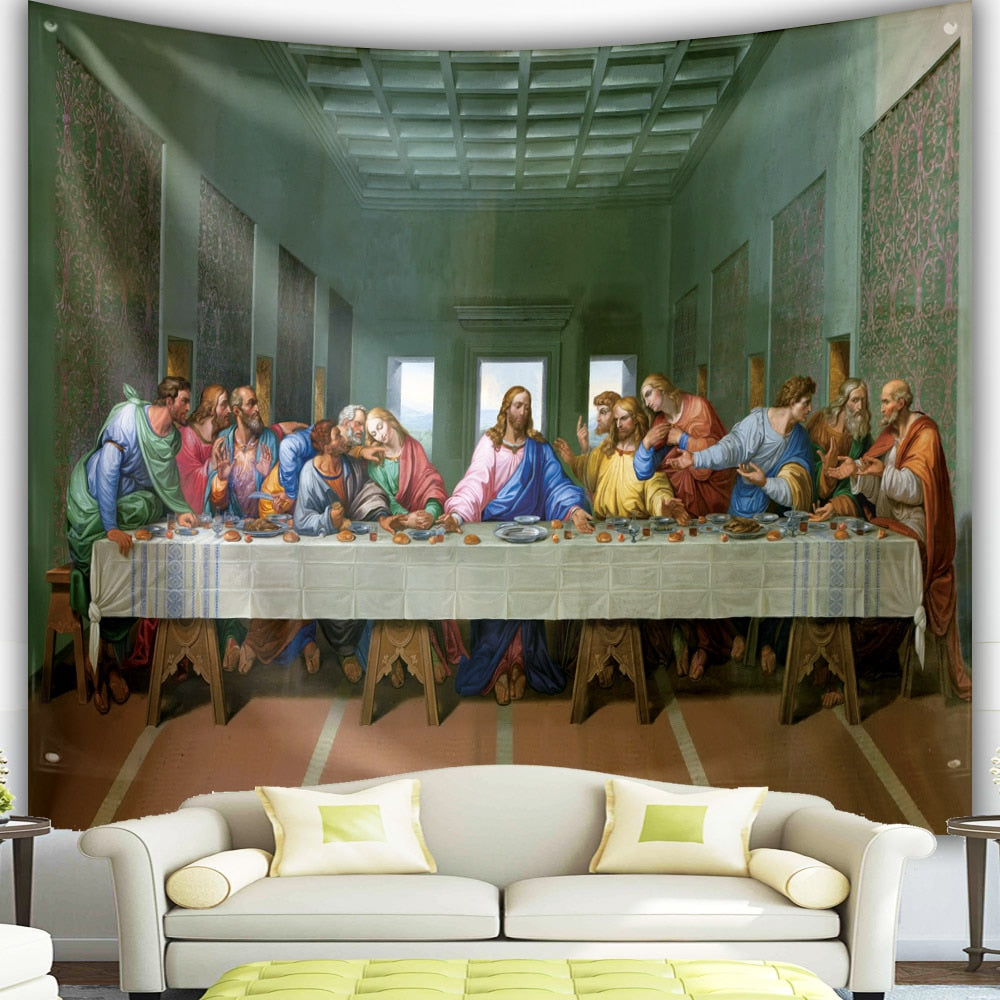 Last Supper Tapestry Wall Hanging Decor