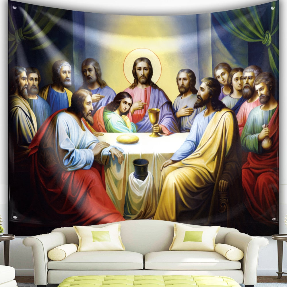 Last Supper Tapestry Wall Hanging Decor