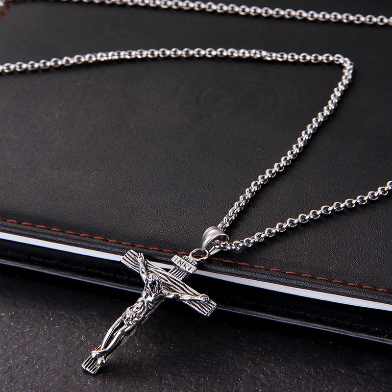 Christian Cross Necklace I Christian Jewelry I Cross Chain Necklace 