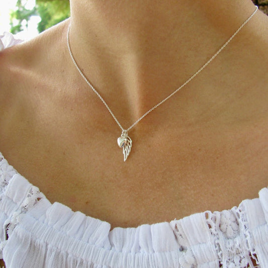 Angel Wing Remembrance Necklace