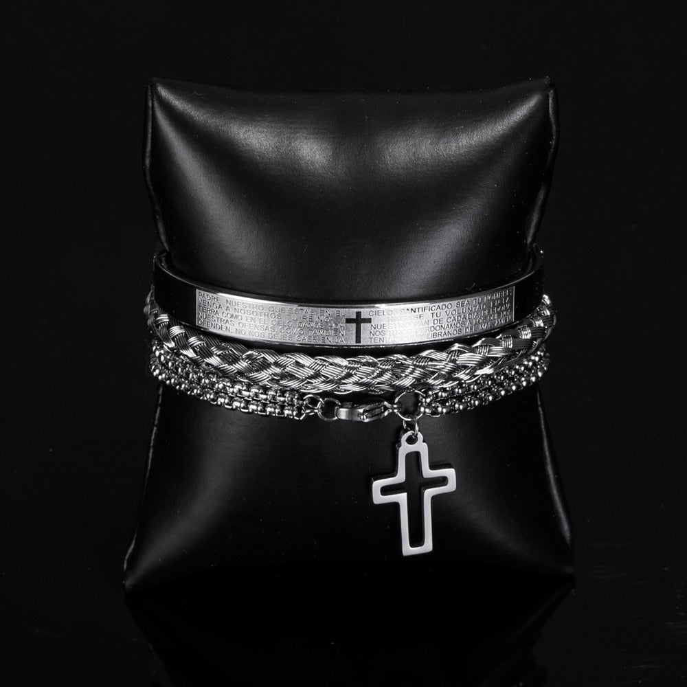 Lamentations 3:21-23 Triple Wrap Leather Bracelet, Christian Jewelry, – Be  Wee