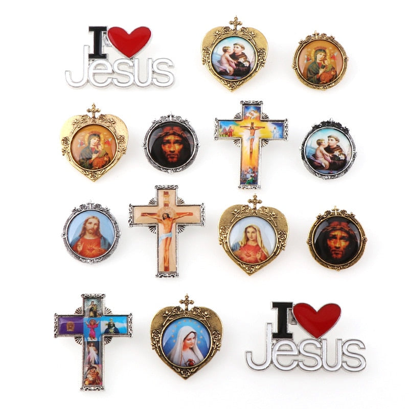I LOVE JESUS Lapel Pins