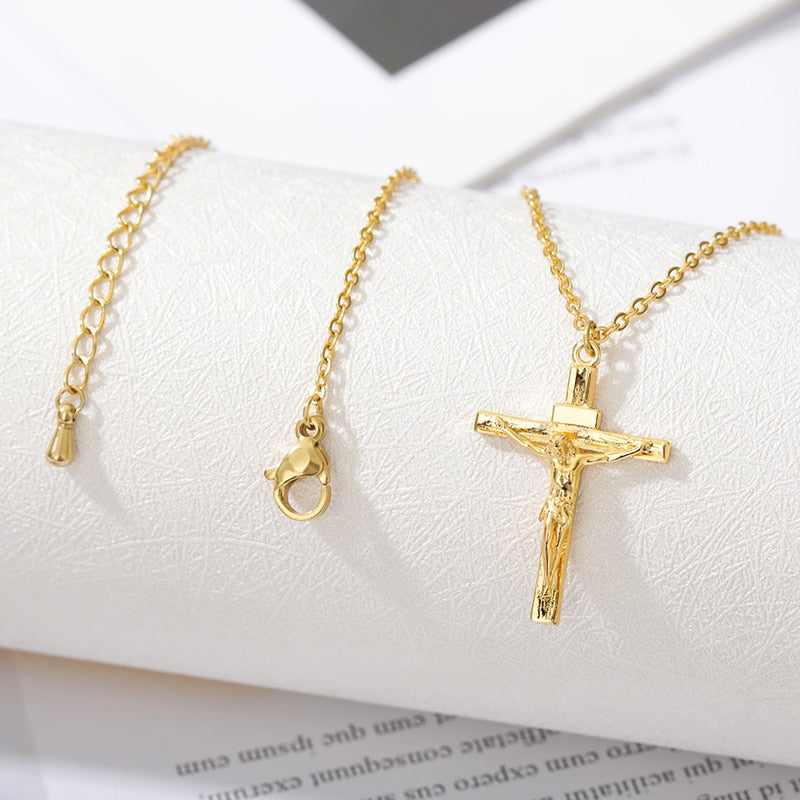 Christian Jesus Cross Necklace