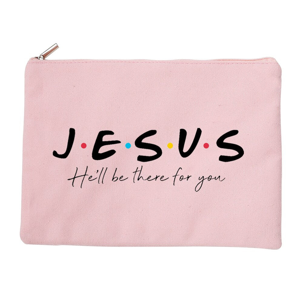 Jesus He Will Be There for You Make Up Bag