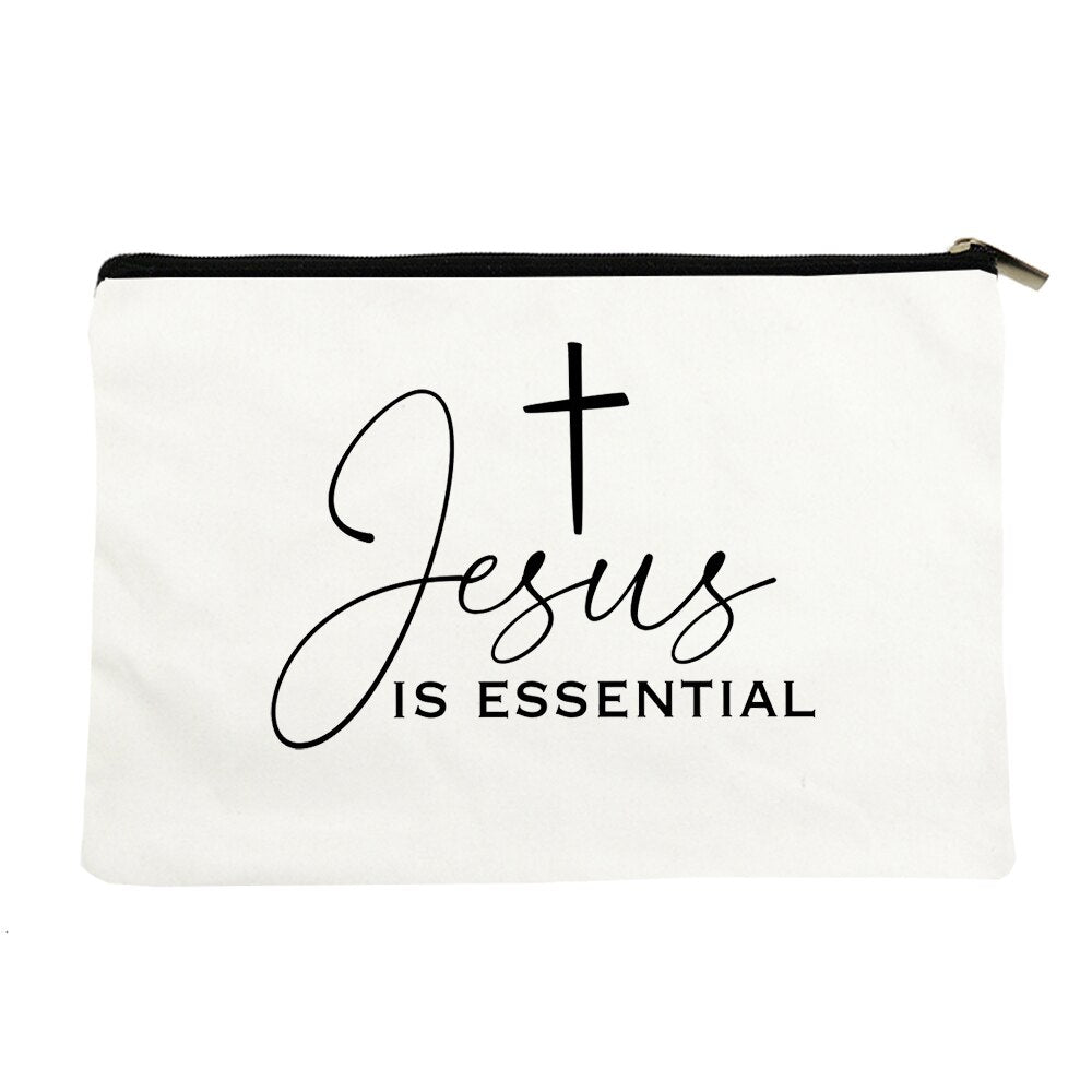 Jesus He Will Be There for You Make Up Bag