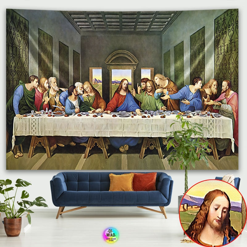 Last Supper Tapestry Wall Hanging Decor