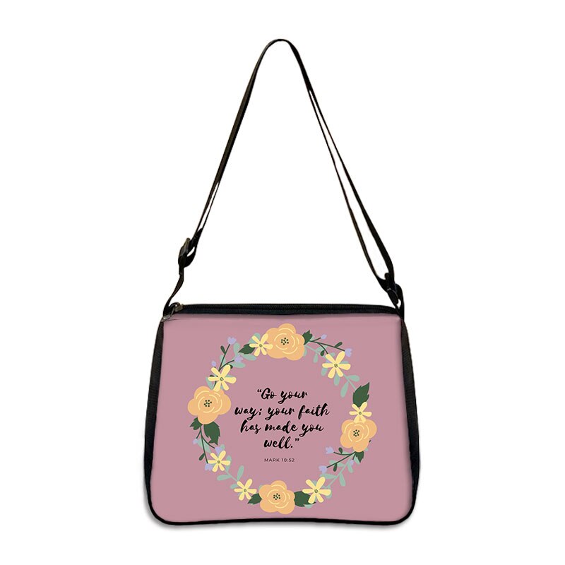 Bible Verse Shoulder Bag