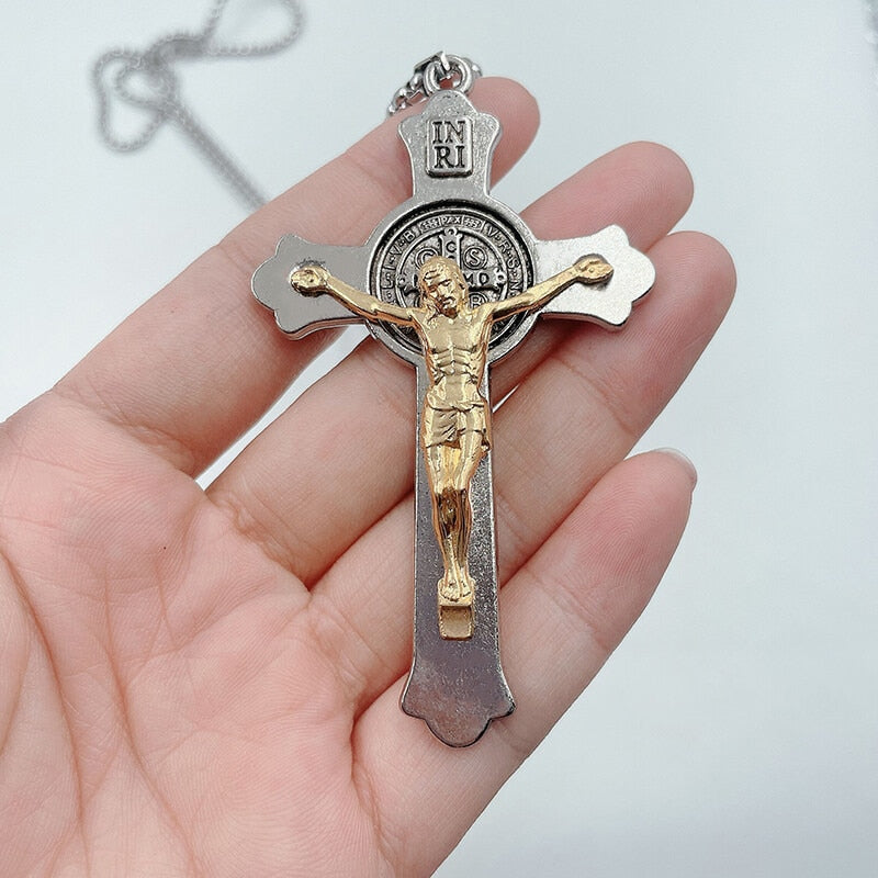 High Quality Metal Funeral Cremation Cross Pendant