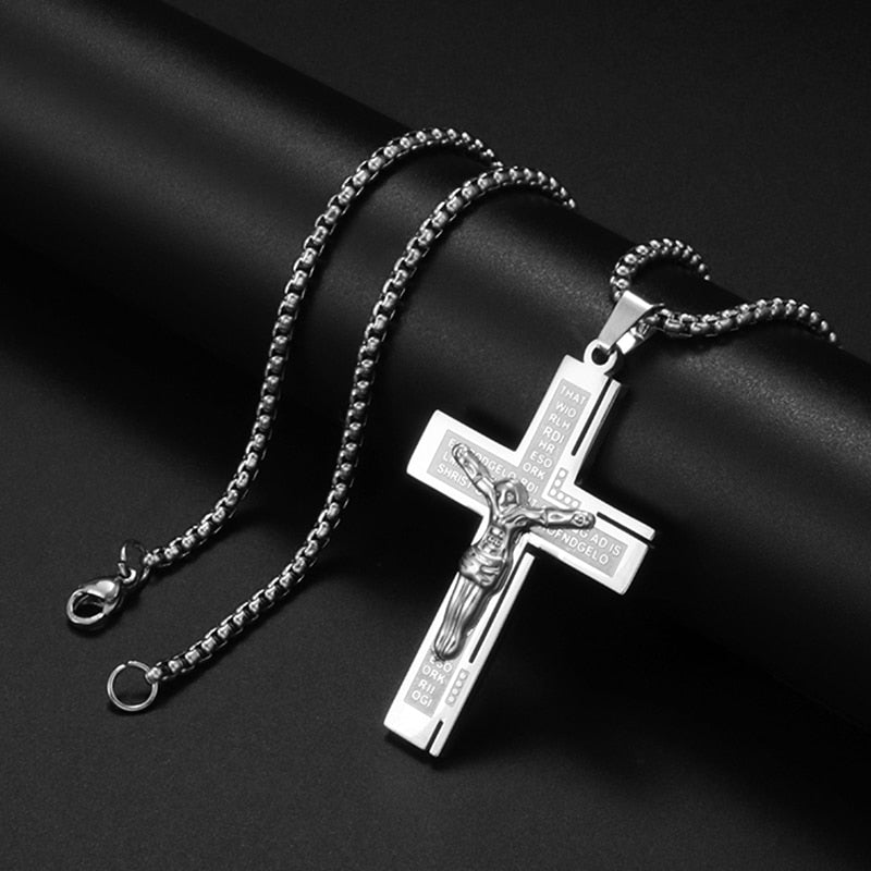 High Quality Metal Funeral Cremation Cross Pendant