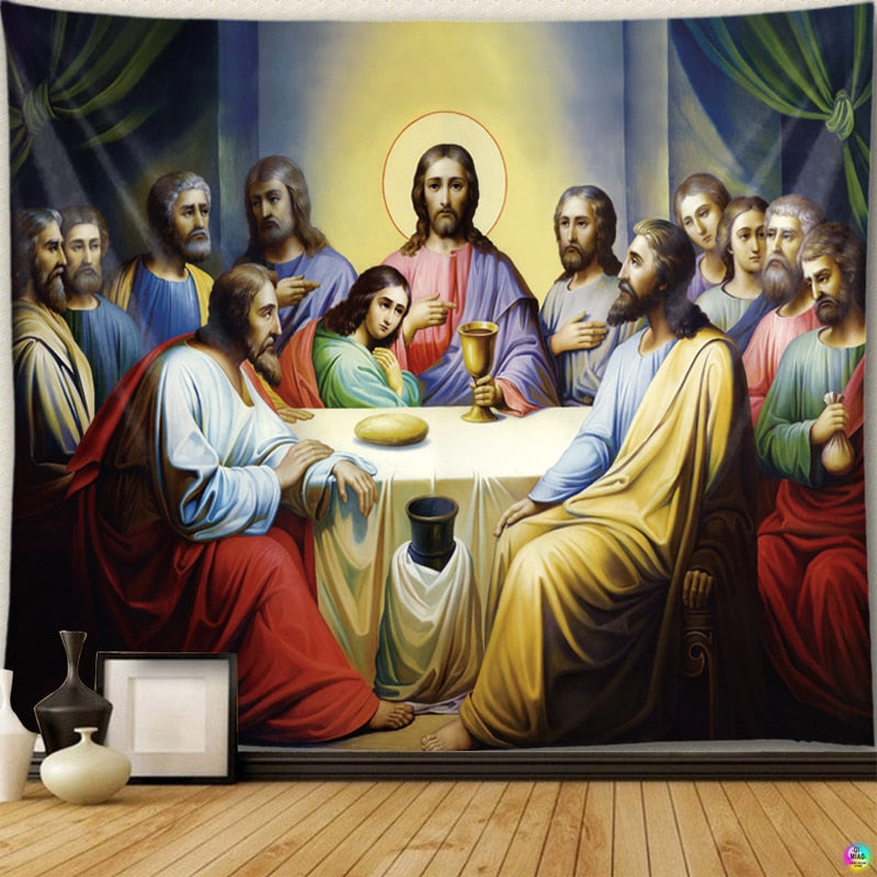 Last Supper Tapestry Wall Hanging Decor