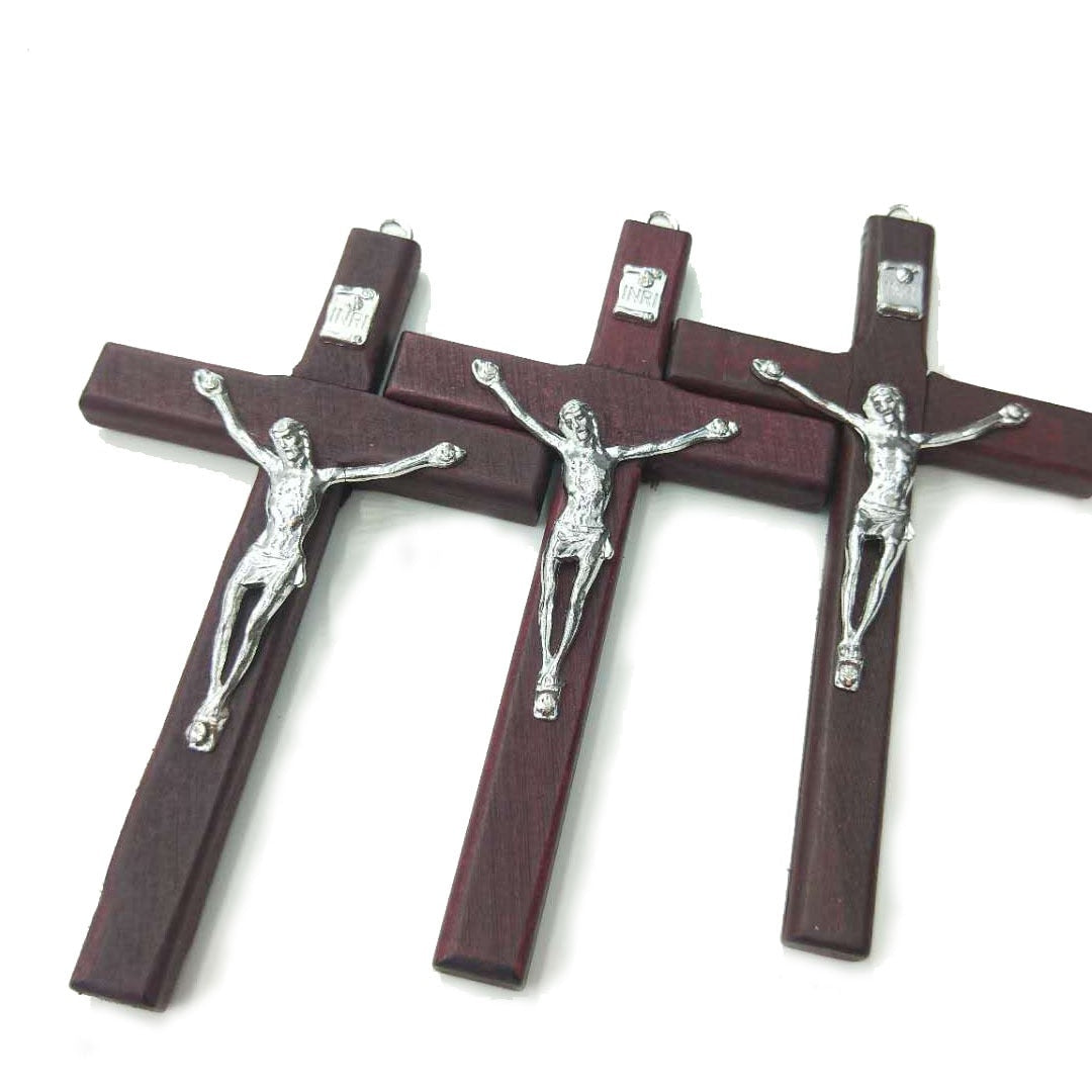 Handmade Wooden Cross Pendant