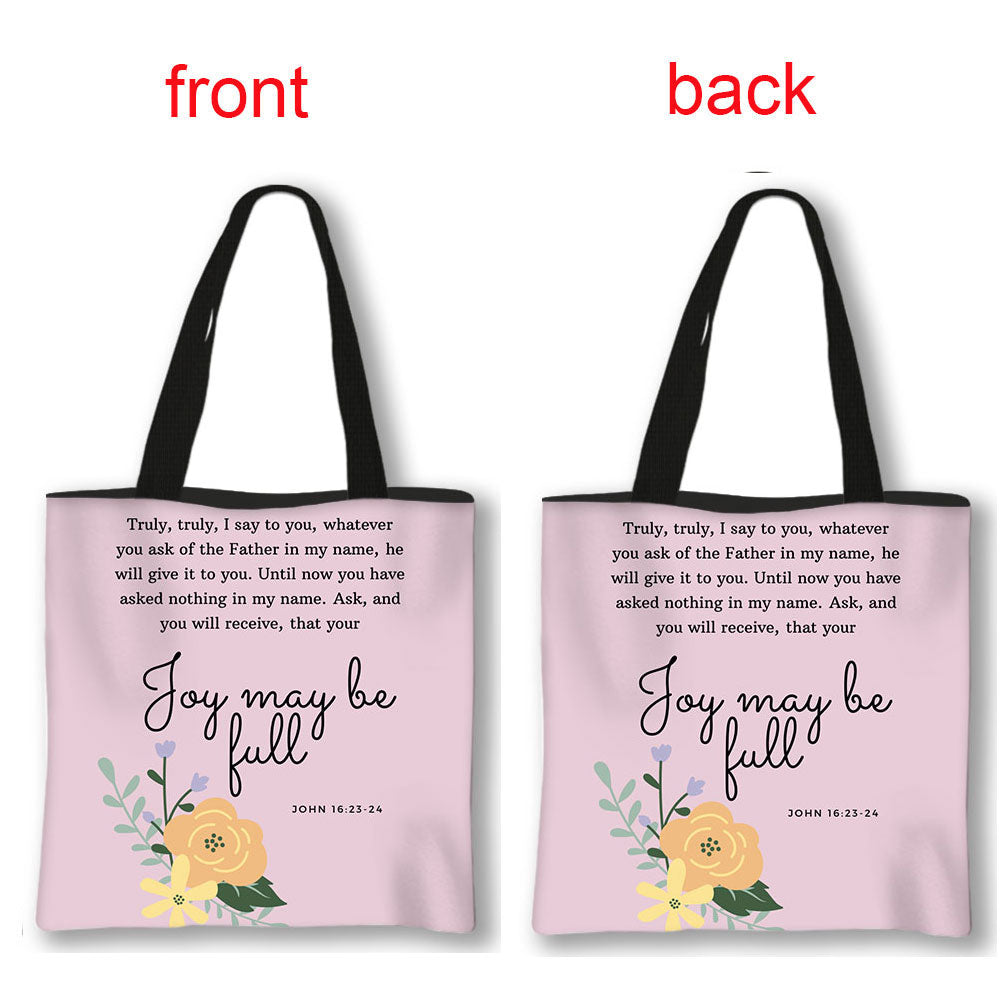 Christian gifts for women I Bible Verse Handbag I Christian Apparel