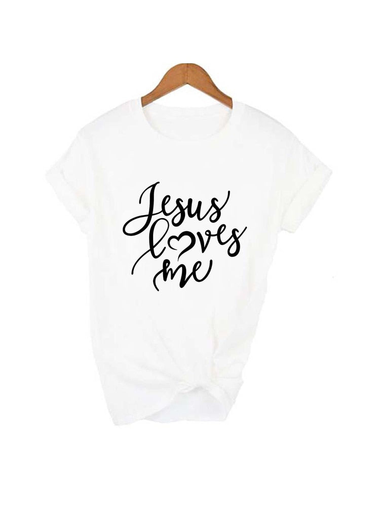 Christian t Shirts I Jesus Loves Me T-Shirt I Christian Clothing 