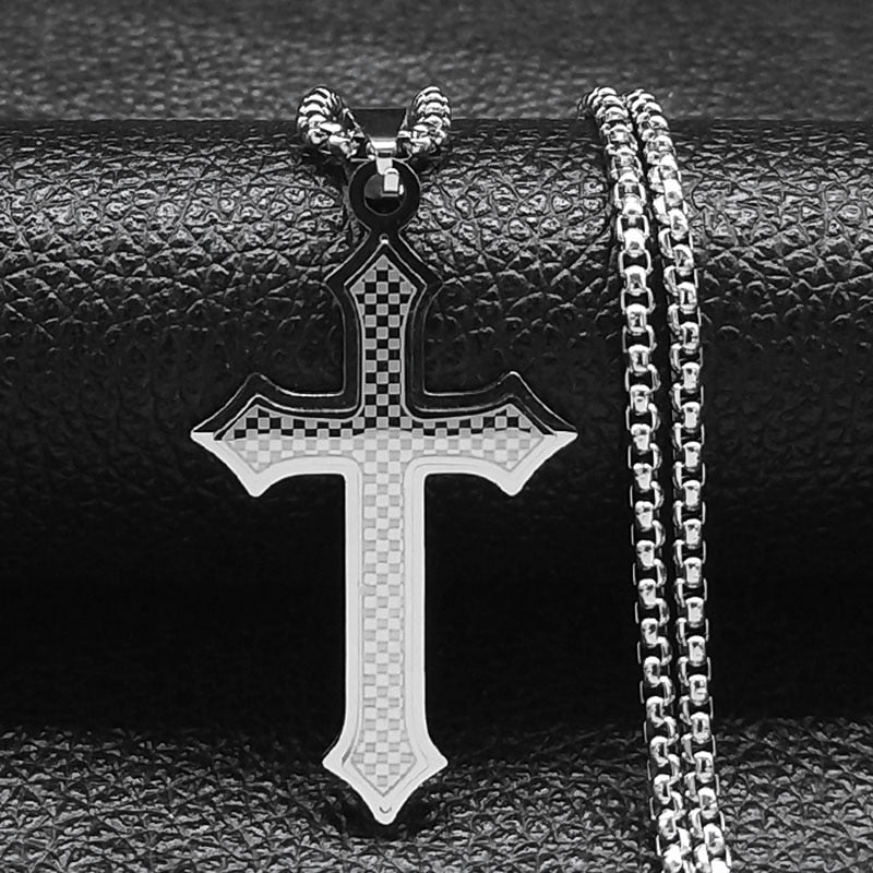 Christian Necklace I Christian Cross Necklace I Large Cross Necklace