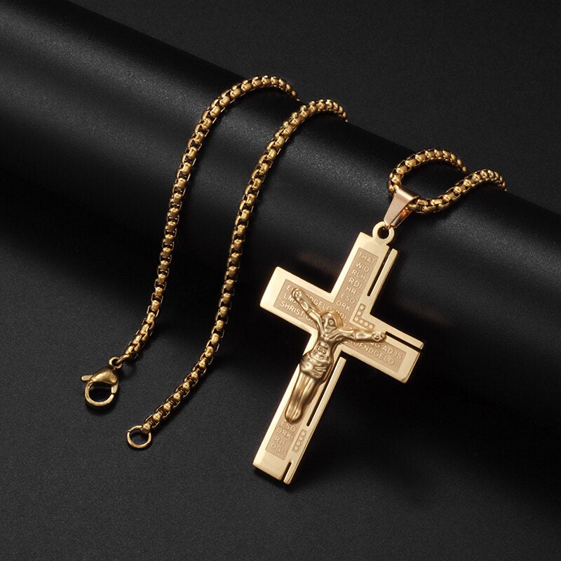 High Quality Metal Funeral Cremation Cross Pendant