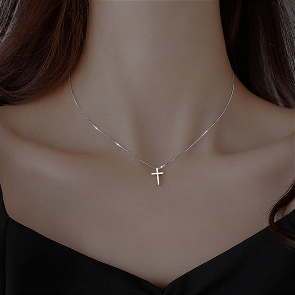 Small Cross Necklace I Christian jewelry for Women I Jewelry for Her