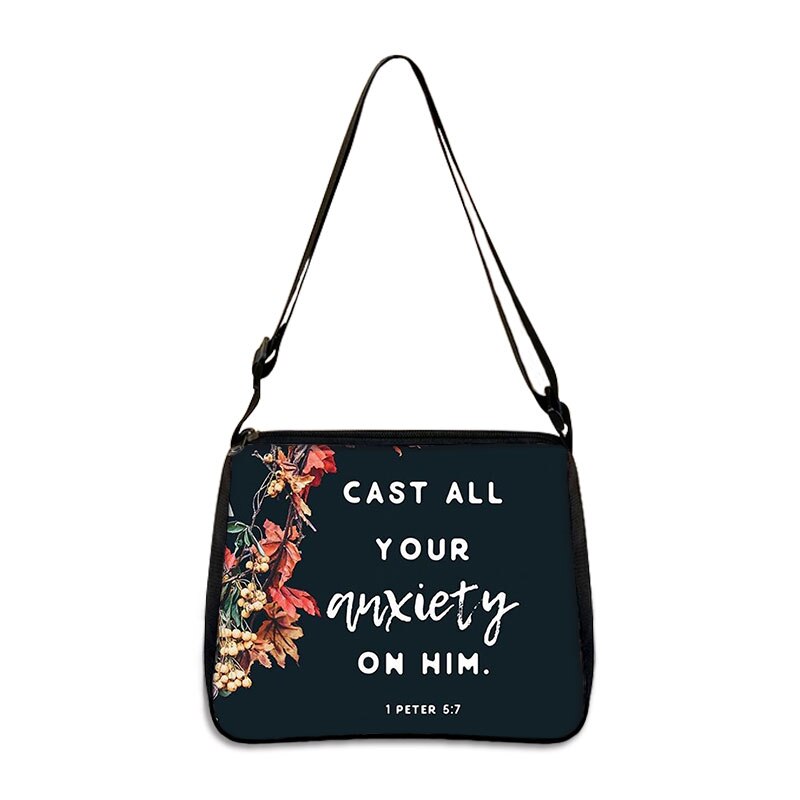 Bible Verse Shoulder Bag